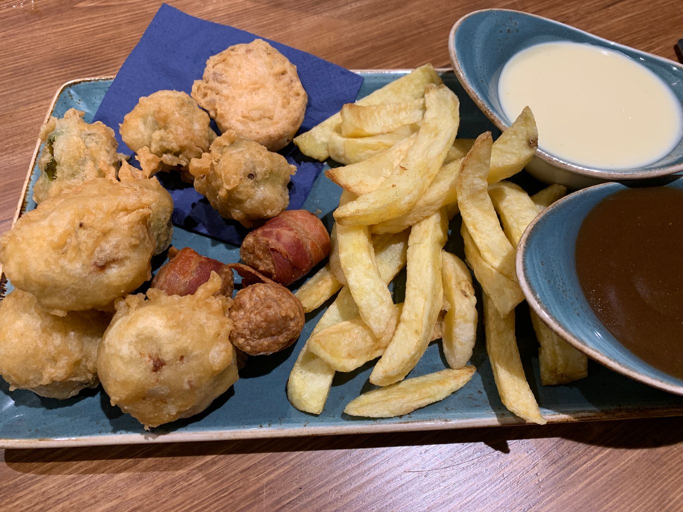 Hartlepool fish and chip shop serving festive menu with battered sprouts